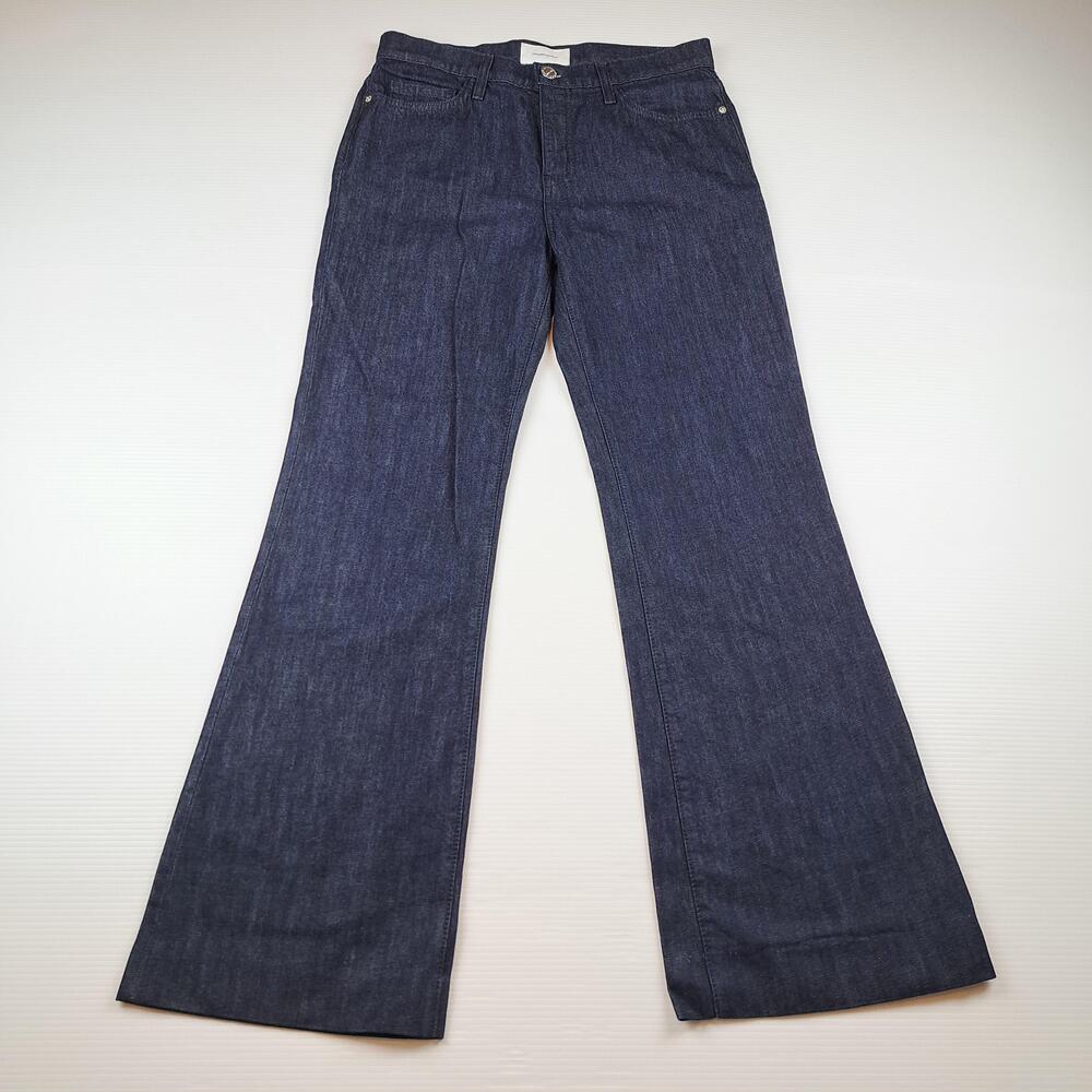 Current/Elliott Jeans Womens 29 Blue The Jarvis Wide Leg Rinse Denim Pants